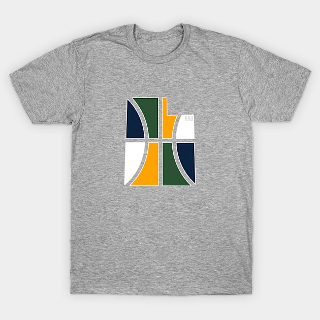 Jazz Basketball T-Shirt by And1Designs